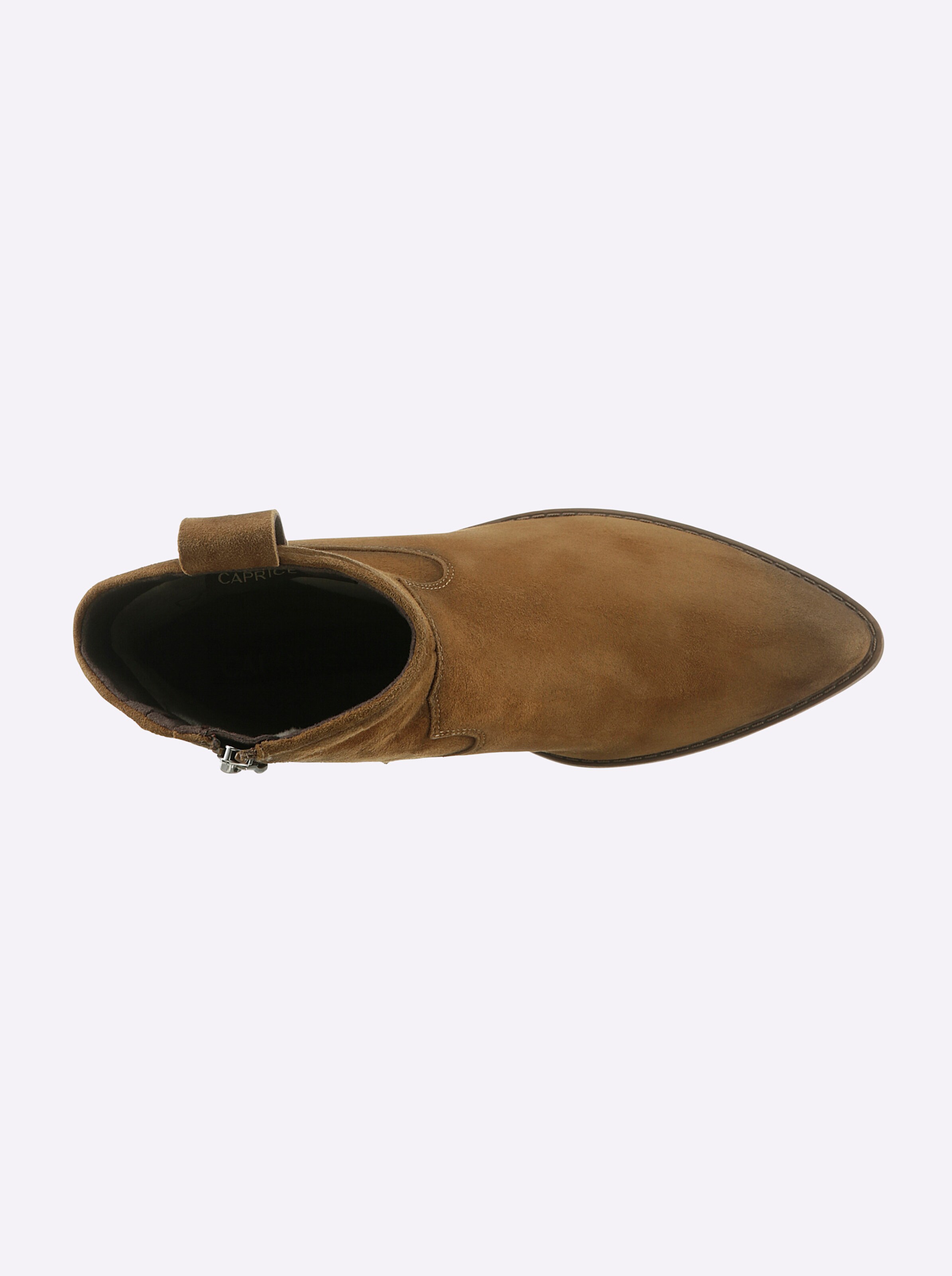 Caprice Stiefelette in cognac