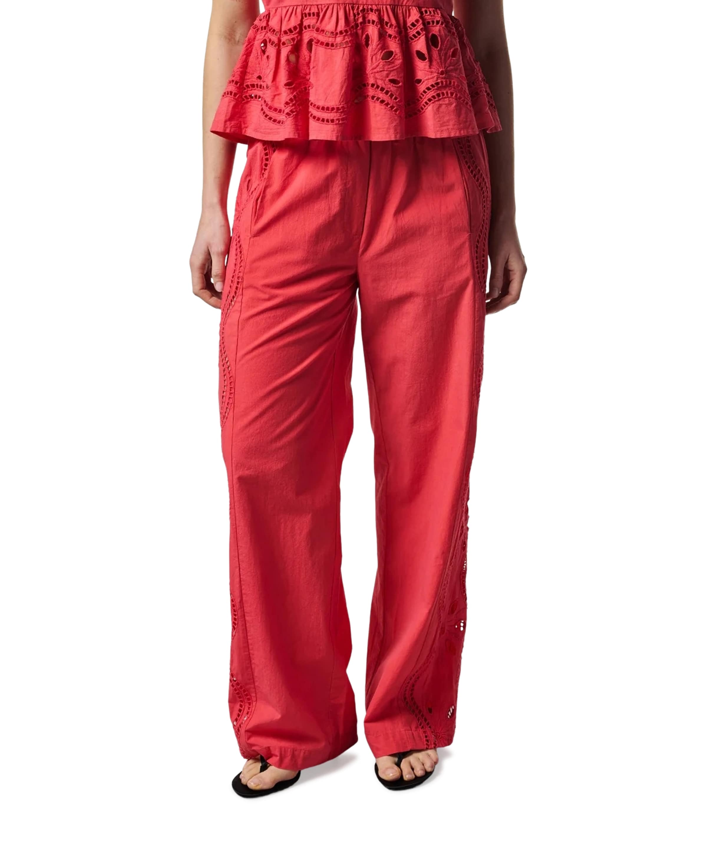 Aaiko ESILA LACE CO 521 dames broek rood