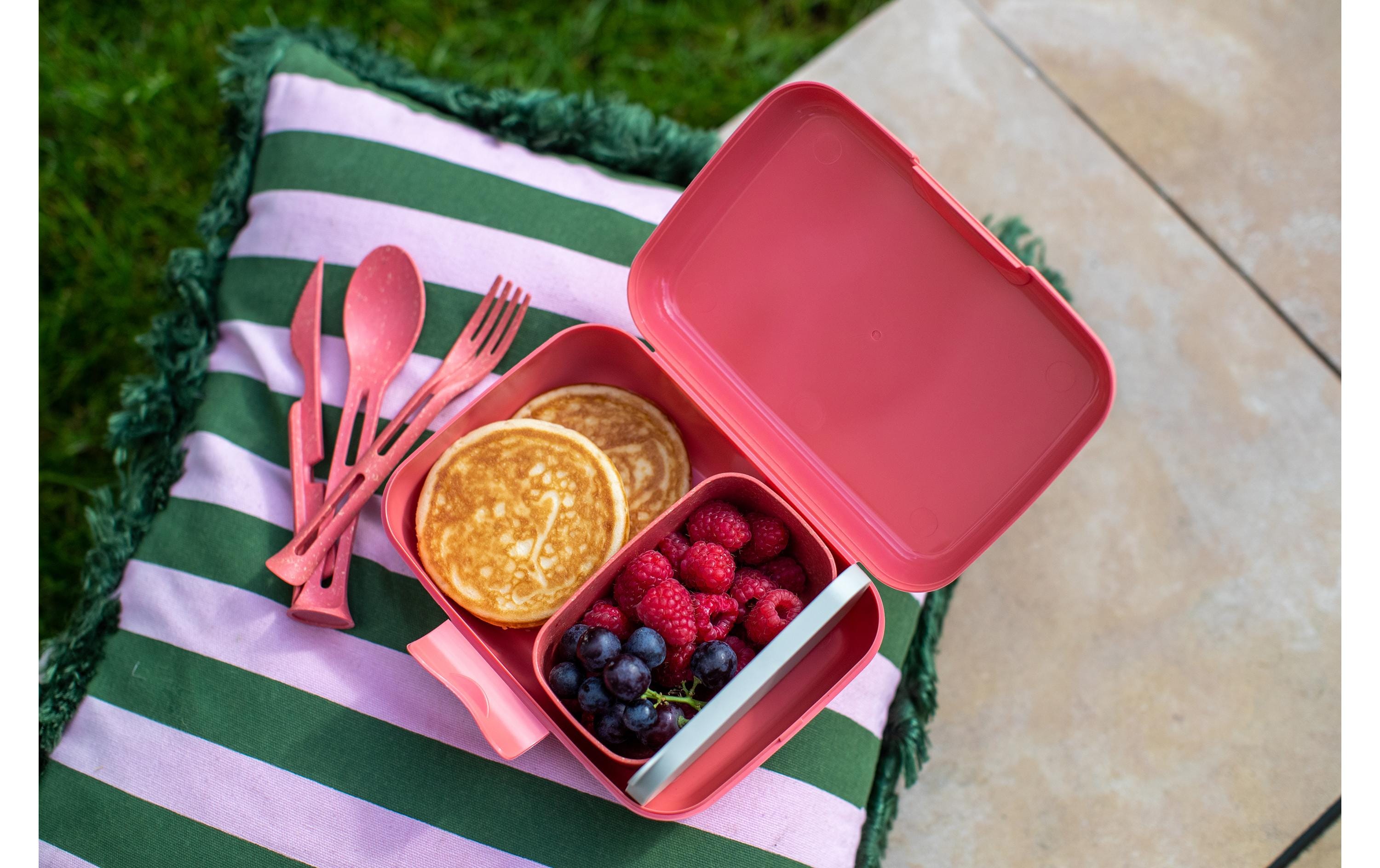 Lunchbox Candy Set 4-teilig, GrünLunchbox mit Besteck