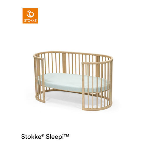 Drap Housse Sleepi Pois Sauge - STOKKE