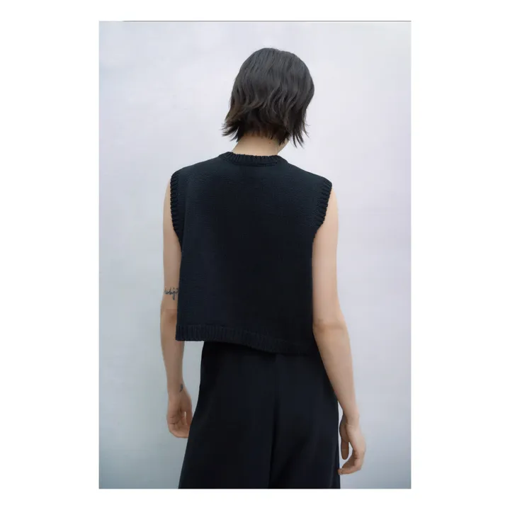 Cordera Gilet Sans Manches Poches | Noir