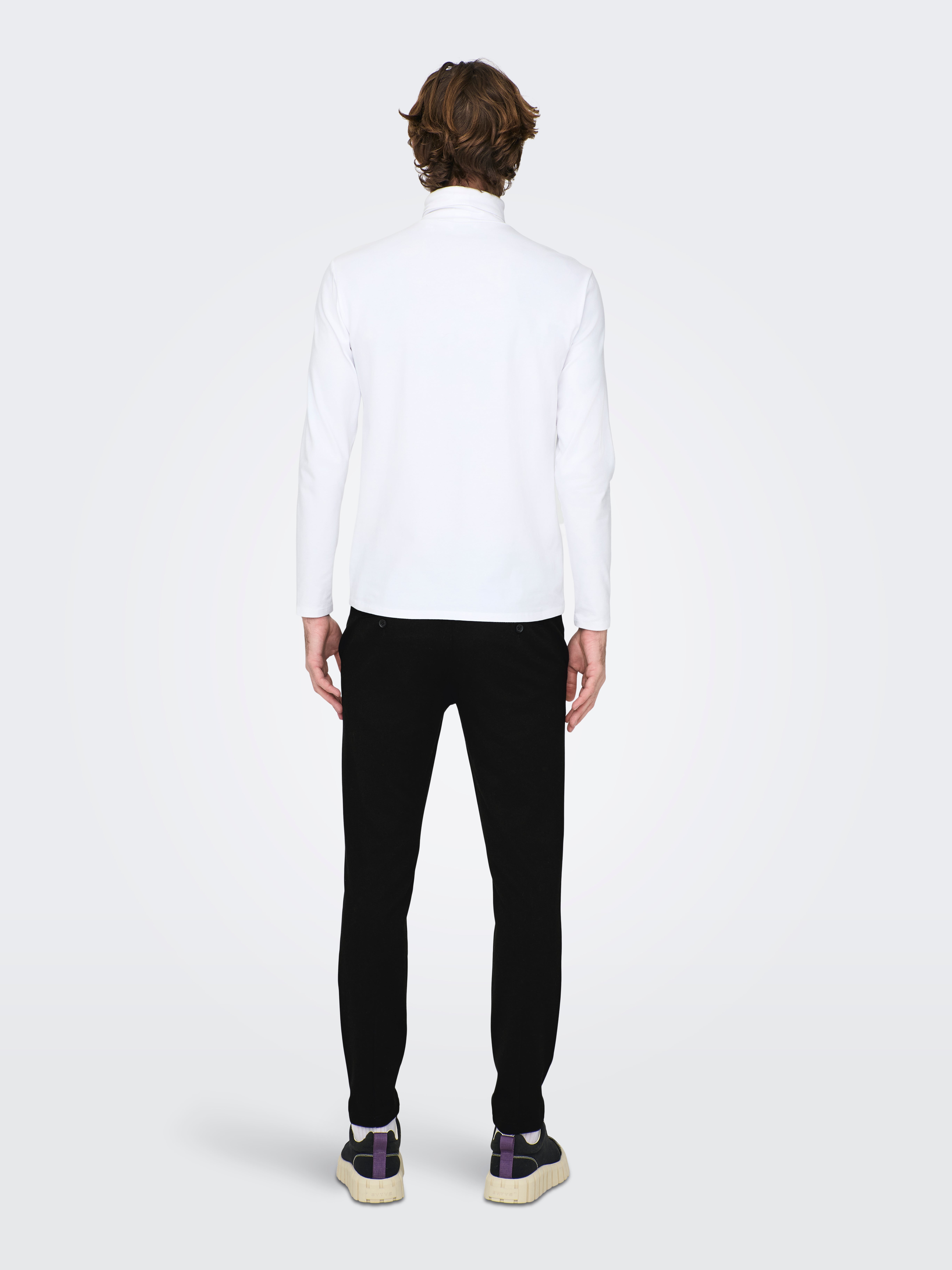 ONSMARK Verjüngt und verkürzt Chino Hose Black