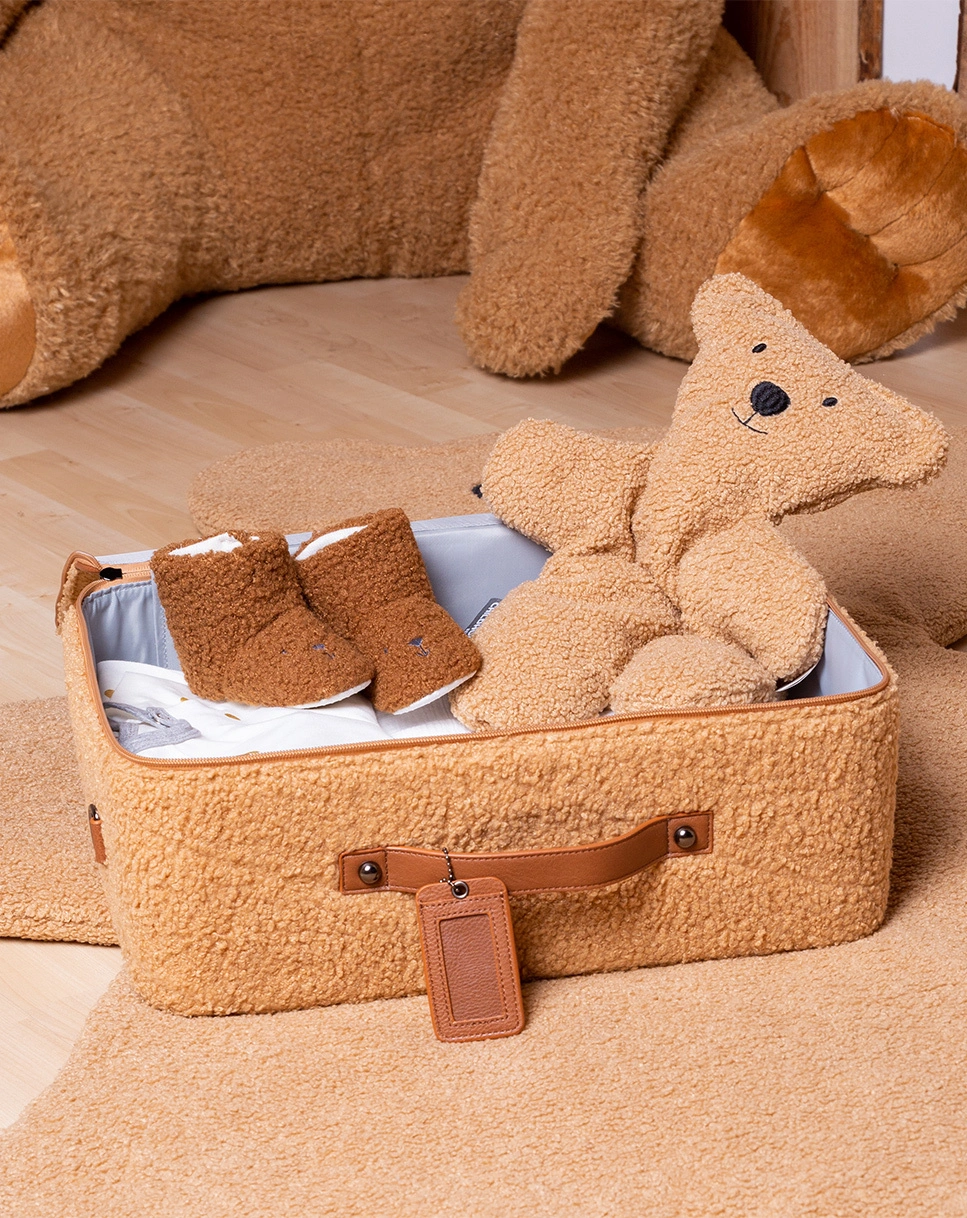 Kinderkoffer MINI TRAVELLER TEDDY (40x30x15) in braun