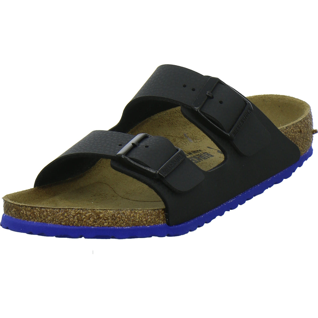 Birkenstock Pantoletten Unisex - Kinder Arizona Kids Schwarz-kombi