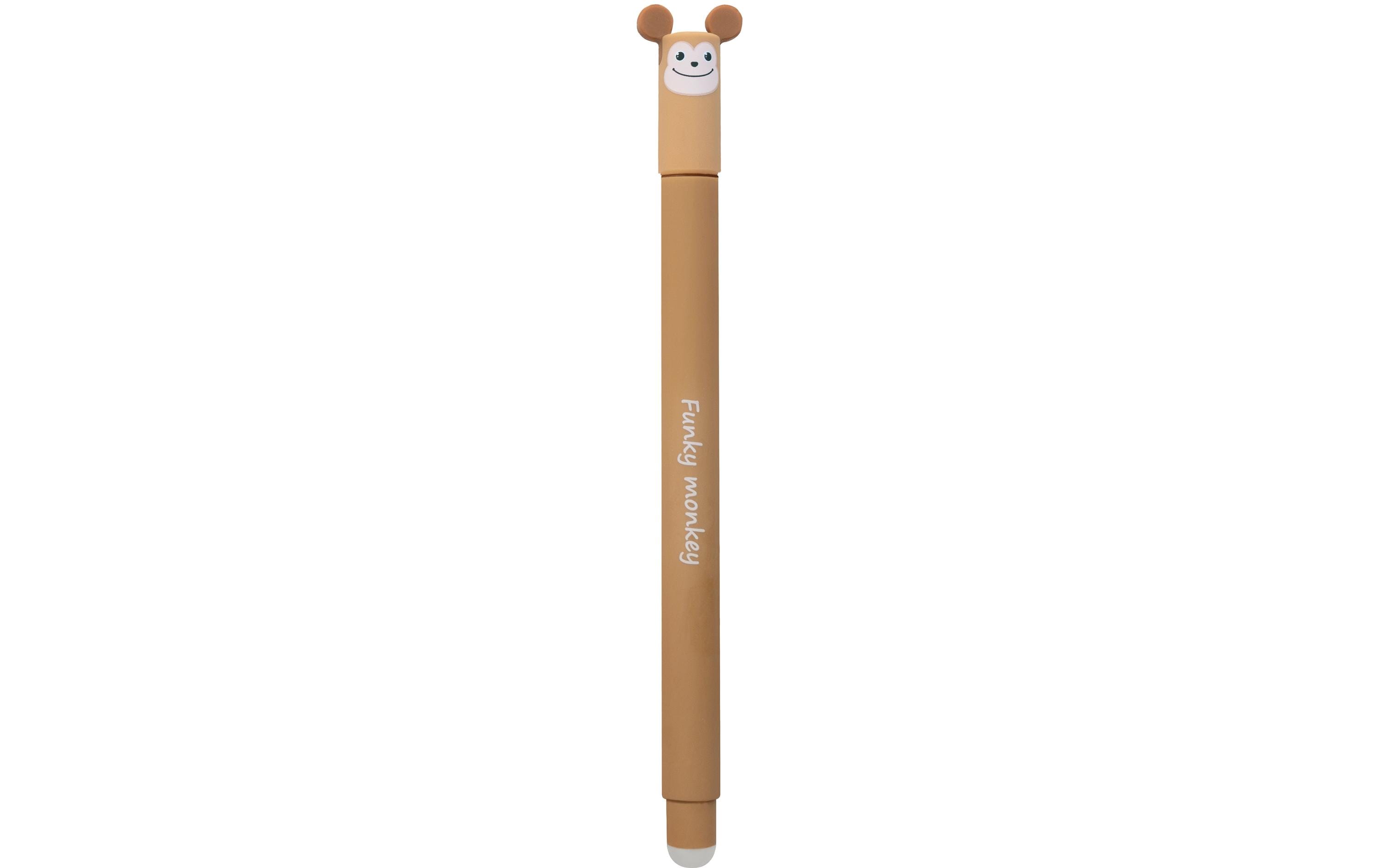 Gelschreiber Animal Erase It Monkey 0.7 mm, BeigeRadierbare Gelschreiber in Tierform