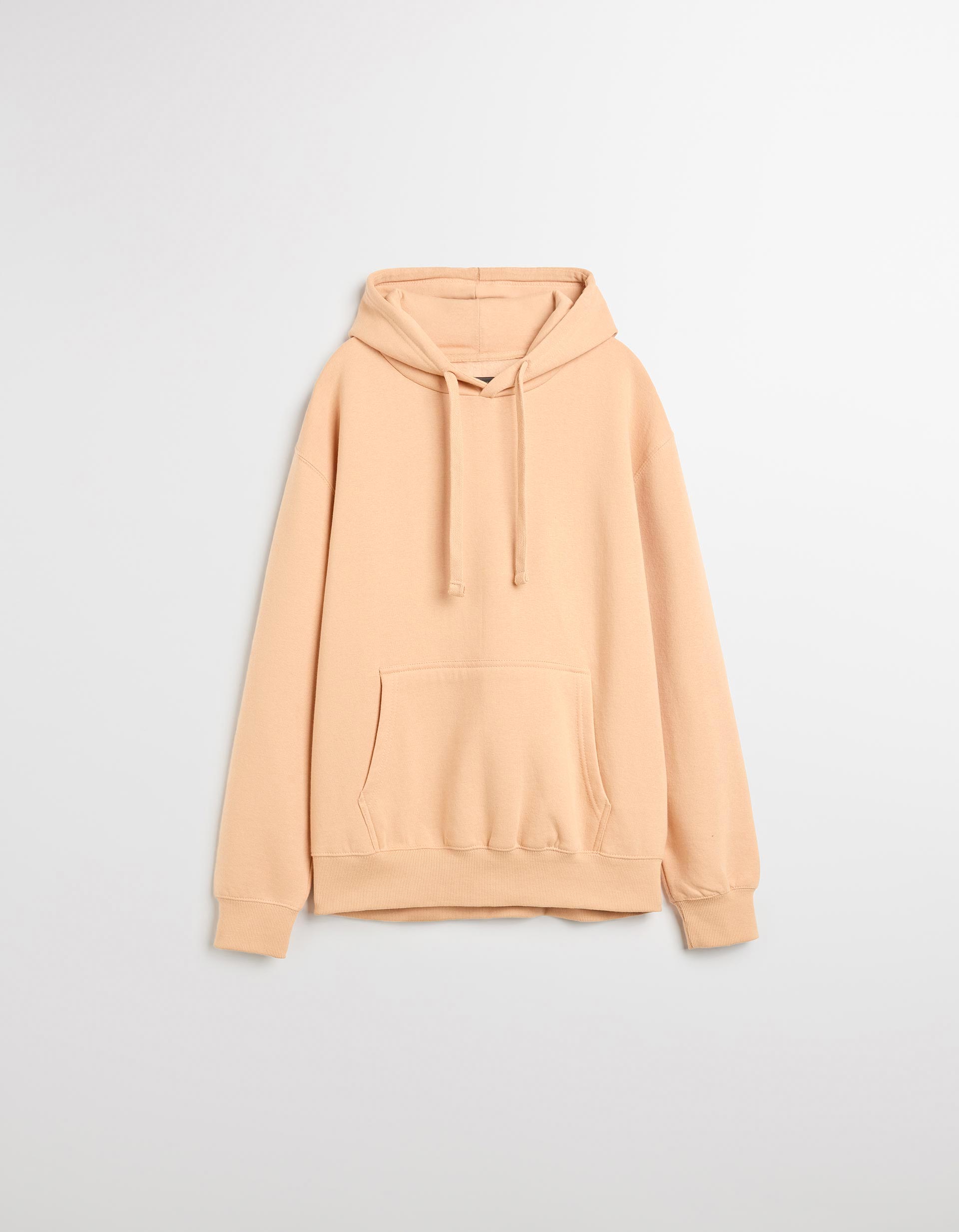 Sweatshirt com Capuz, Homem, Laranja Claro