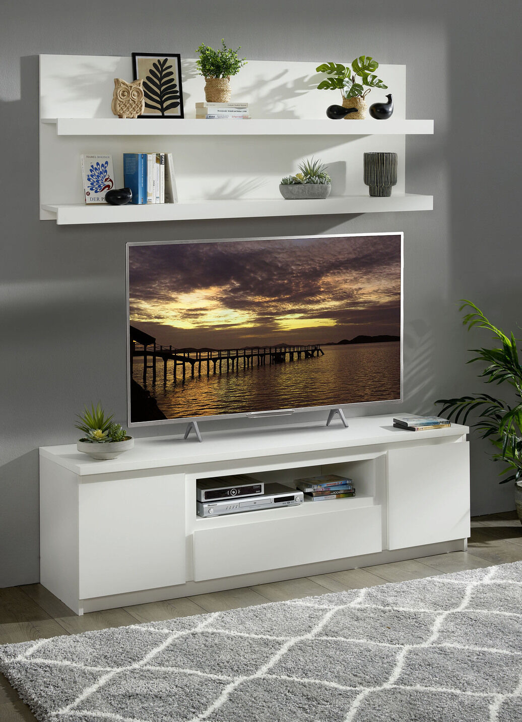 TV-Longboard mit Wandboard