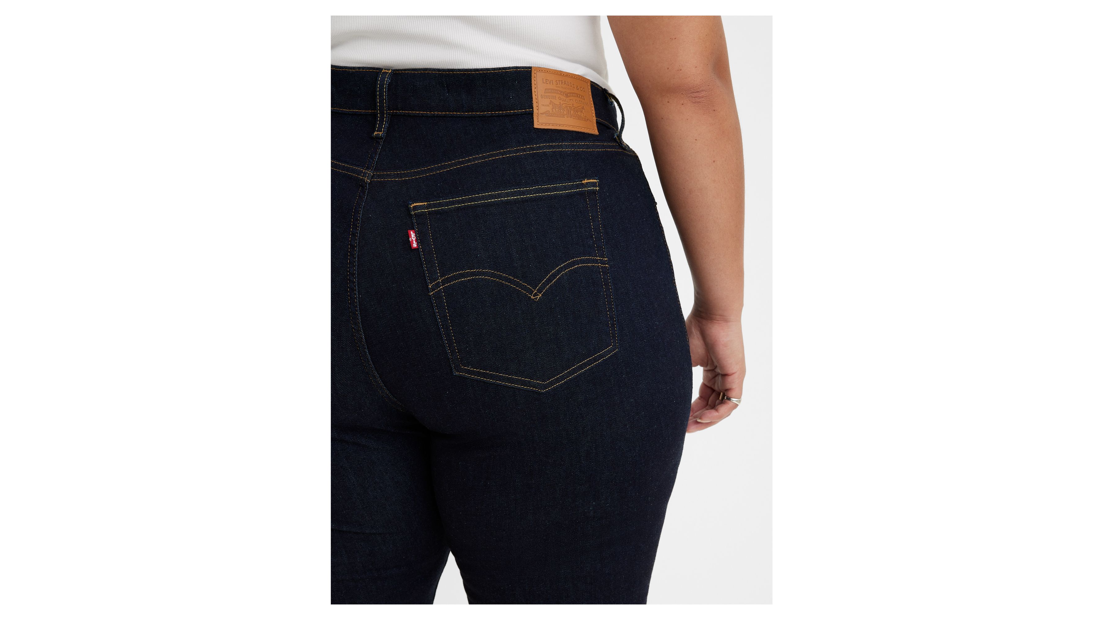 Jean 721 taille haute skinny (grandes tailles) - Dark Indigo Rinse - Bleu