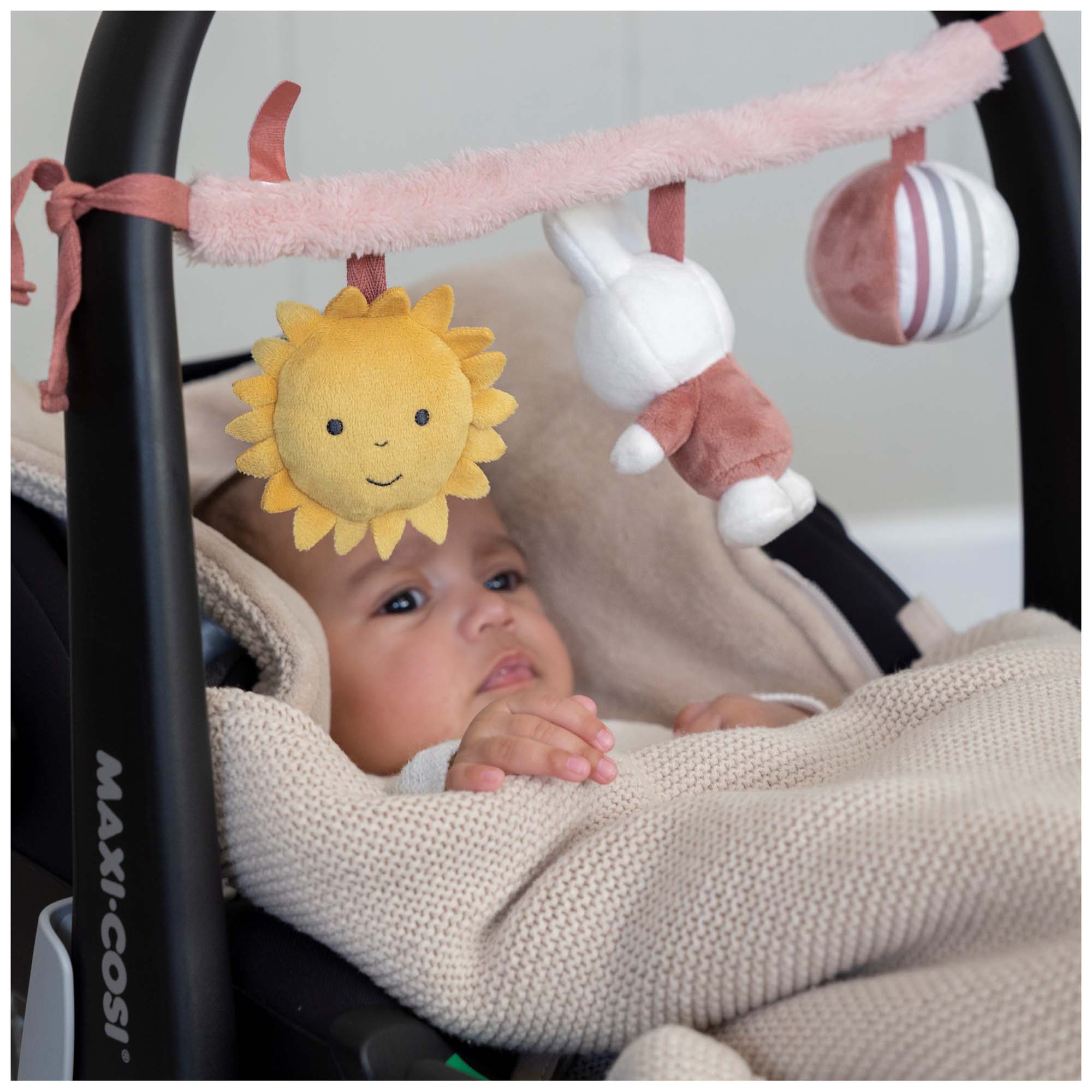 Nijntje wagenspanner Fluffy Pink