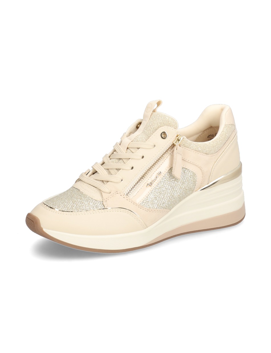 Lederkombination Sneaker