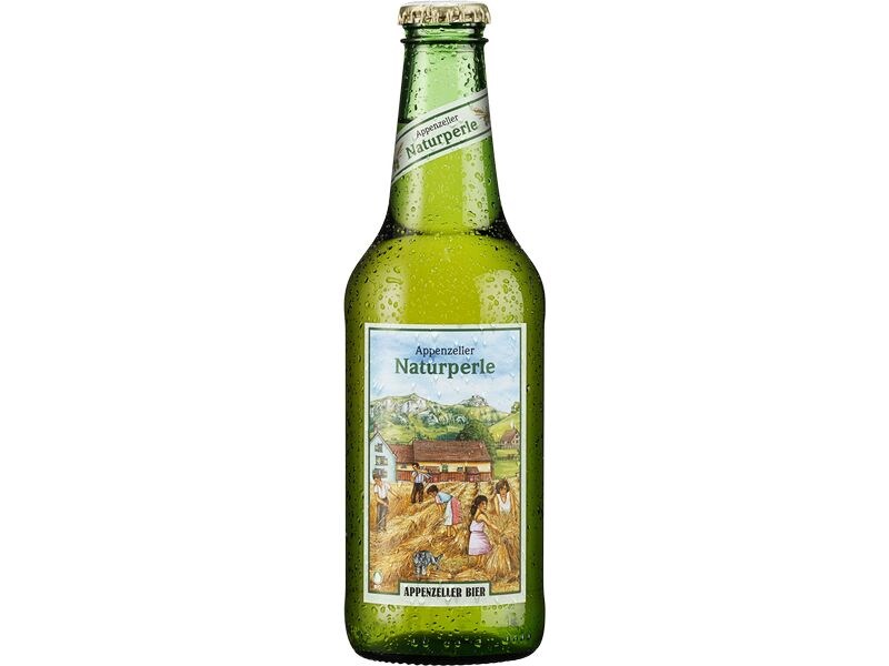 Appenzeller Bier Bier Naturperle Bio 6 x 0.33 l Helles Lagerbier aus der Schweiz