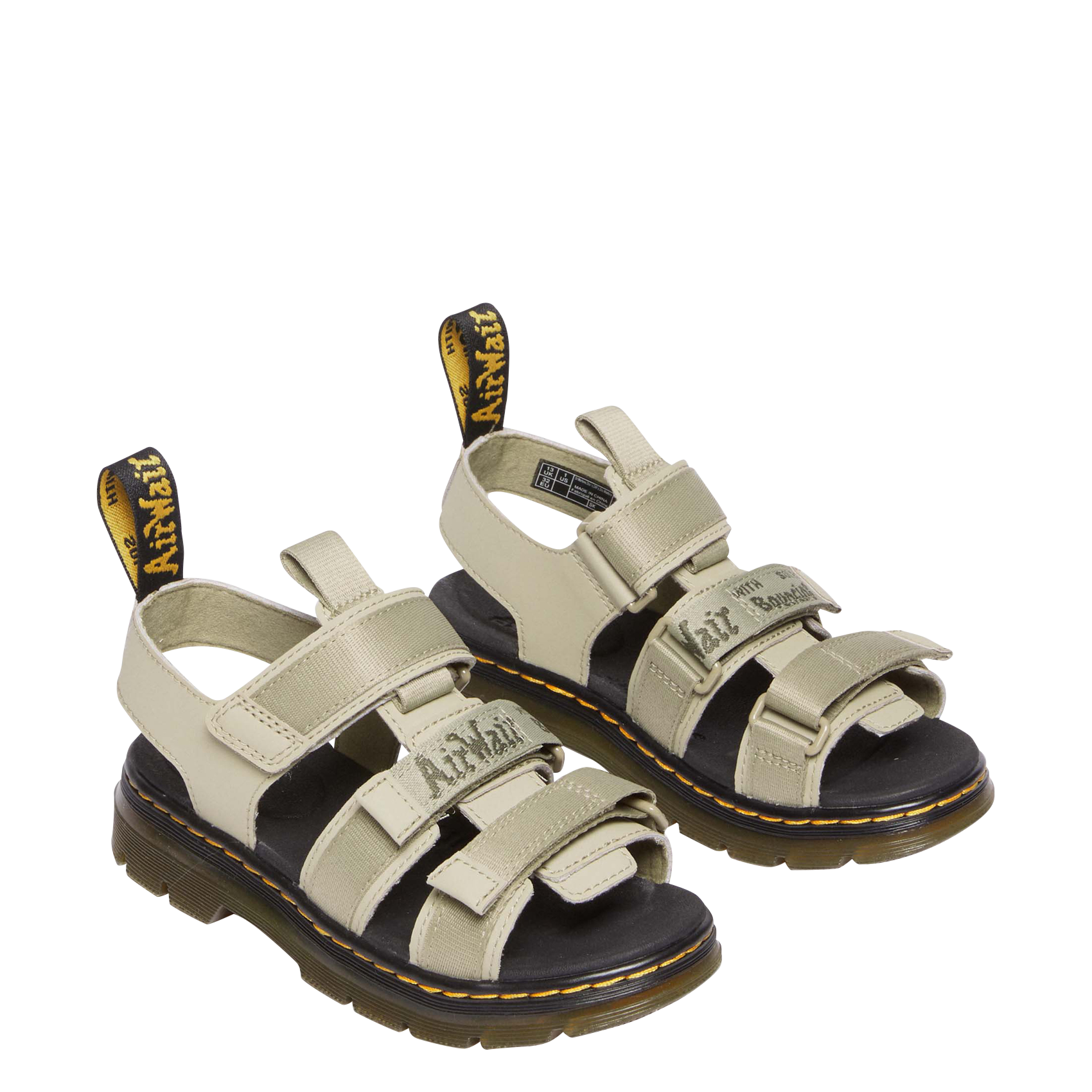 CALLAN J - Sandales en cuir | Kaki