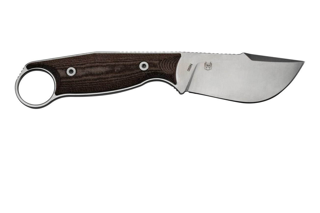 Real Steel Furrier Skinner Red Micarta 3611RM vaststaand mes, Ivan Braginets design