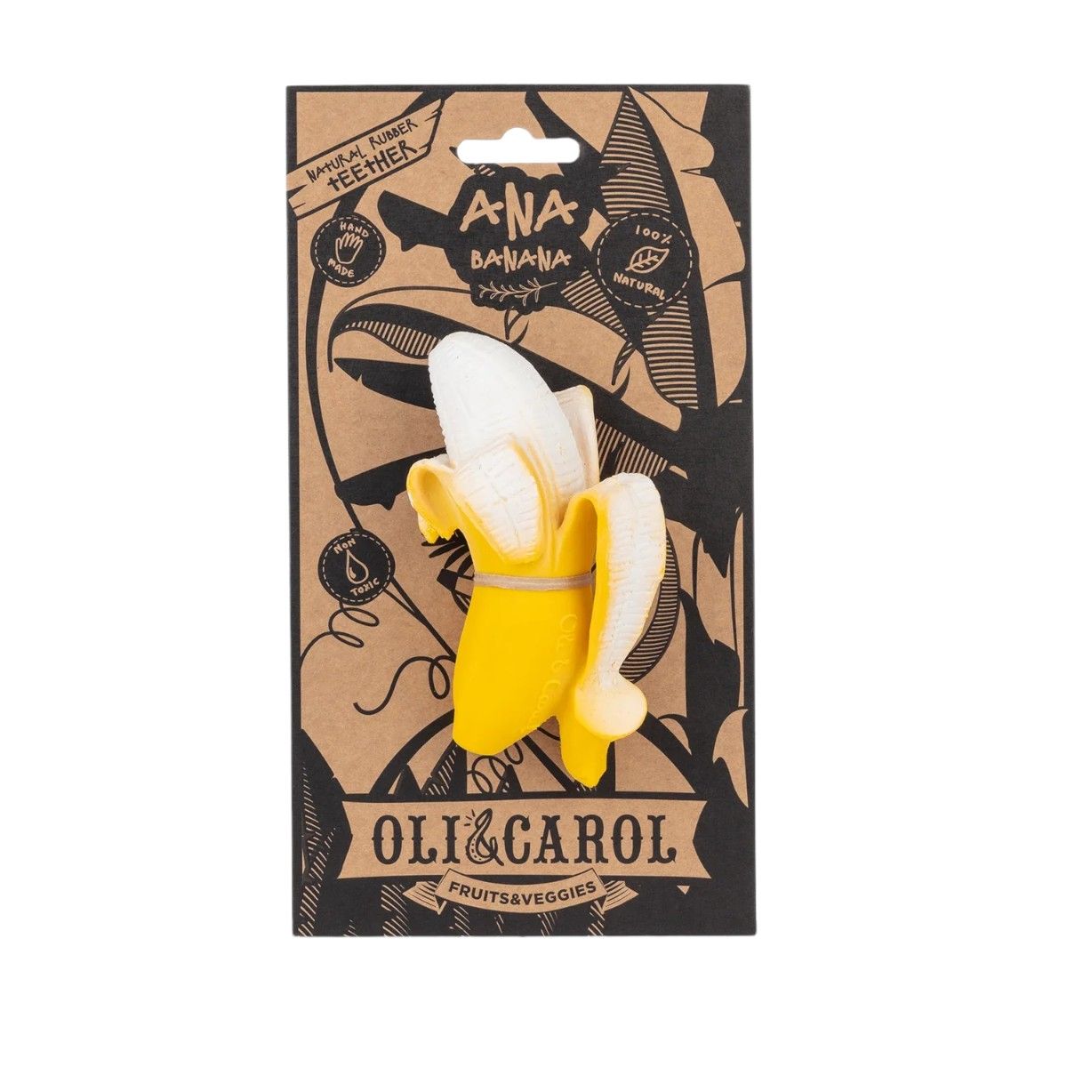 Banane de dentition jaune Oli&Carol