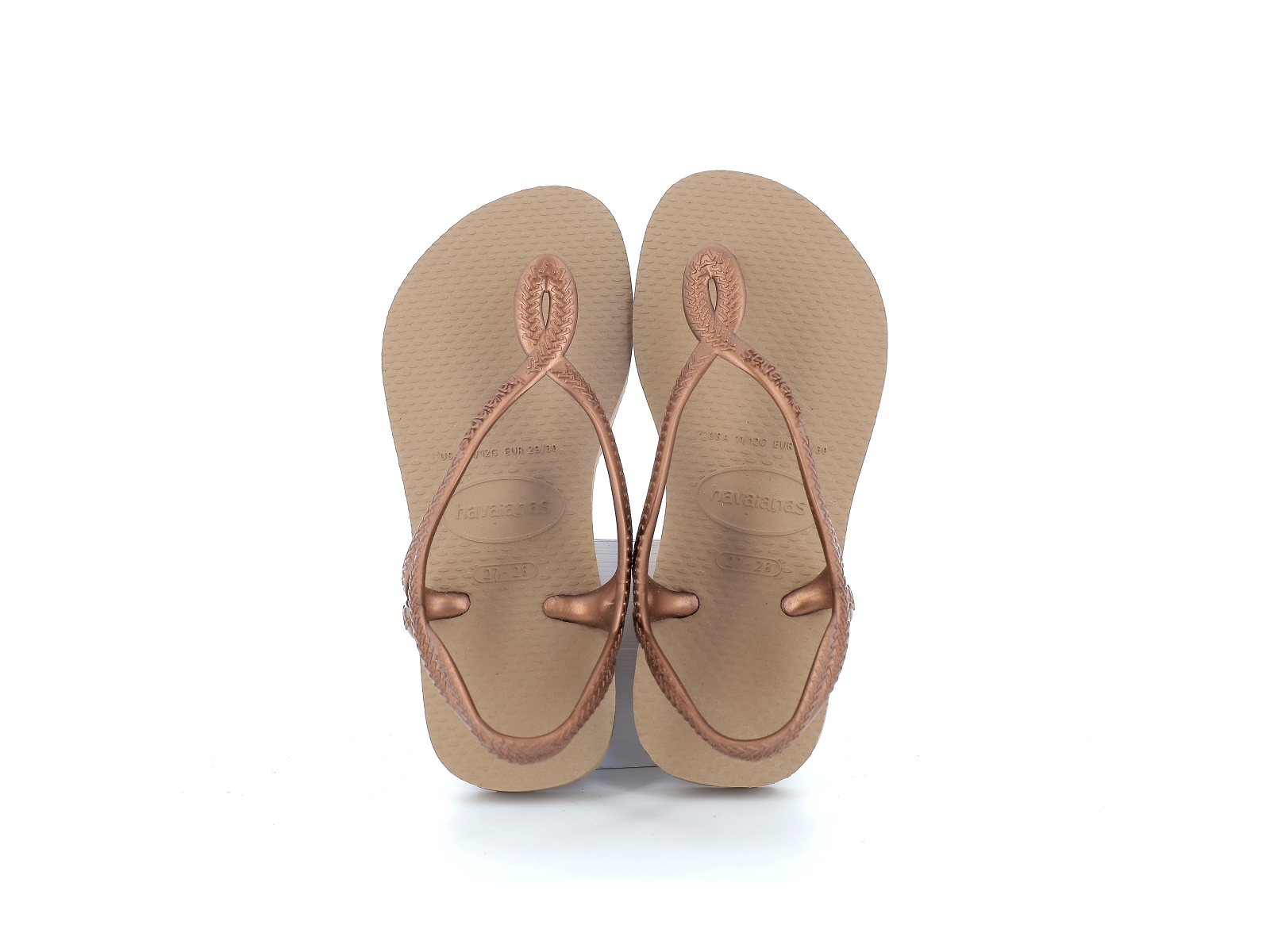 Havaianas-LUNA -  4129697 Plastique Or rose