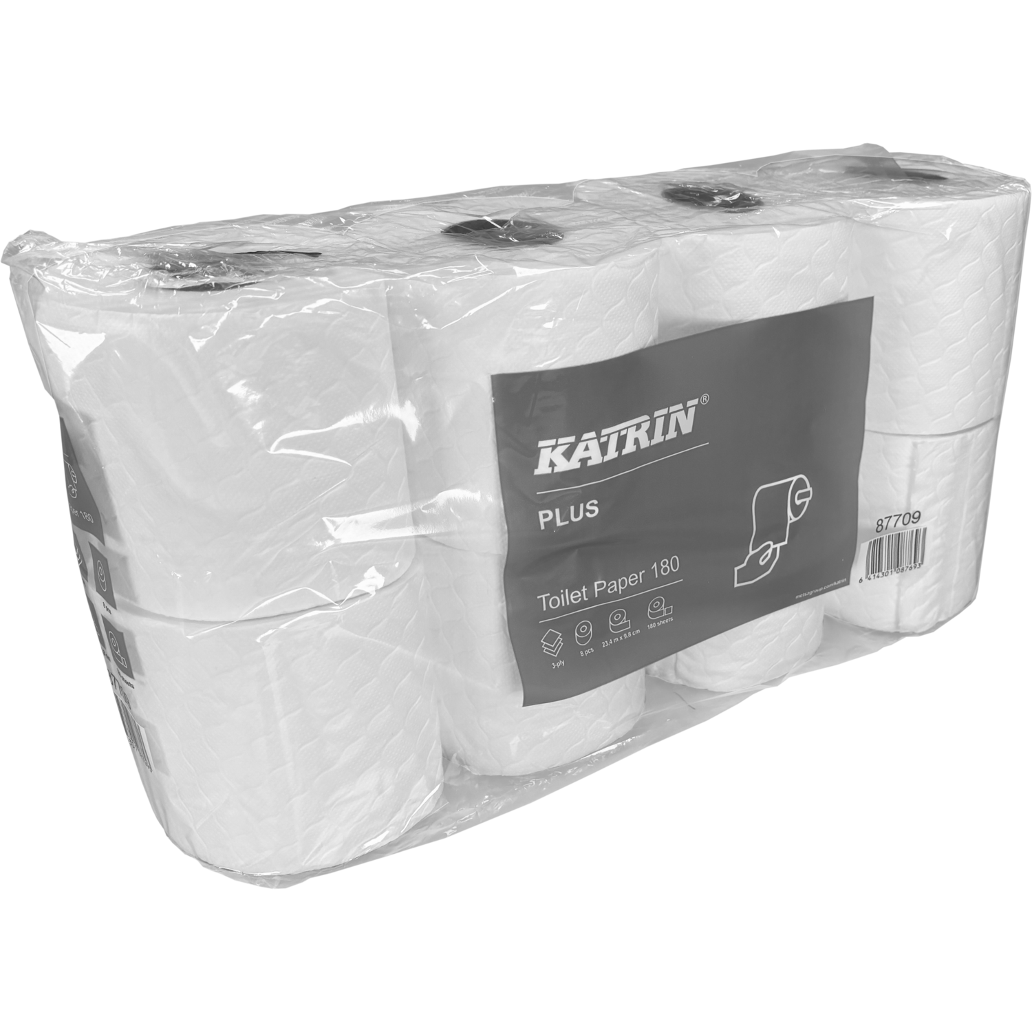 Katrin, Toiletpapier, 3-laags, 180-vel,