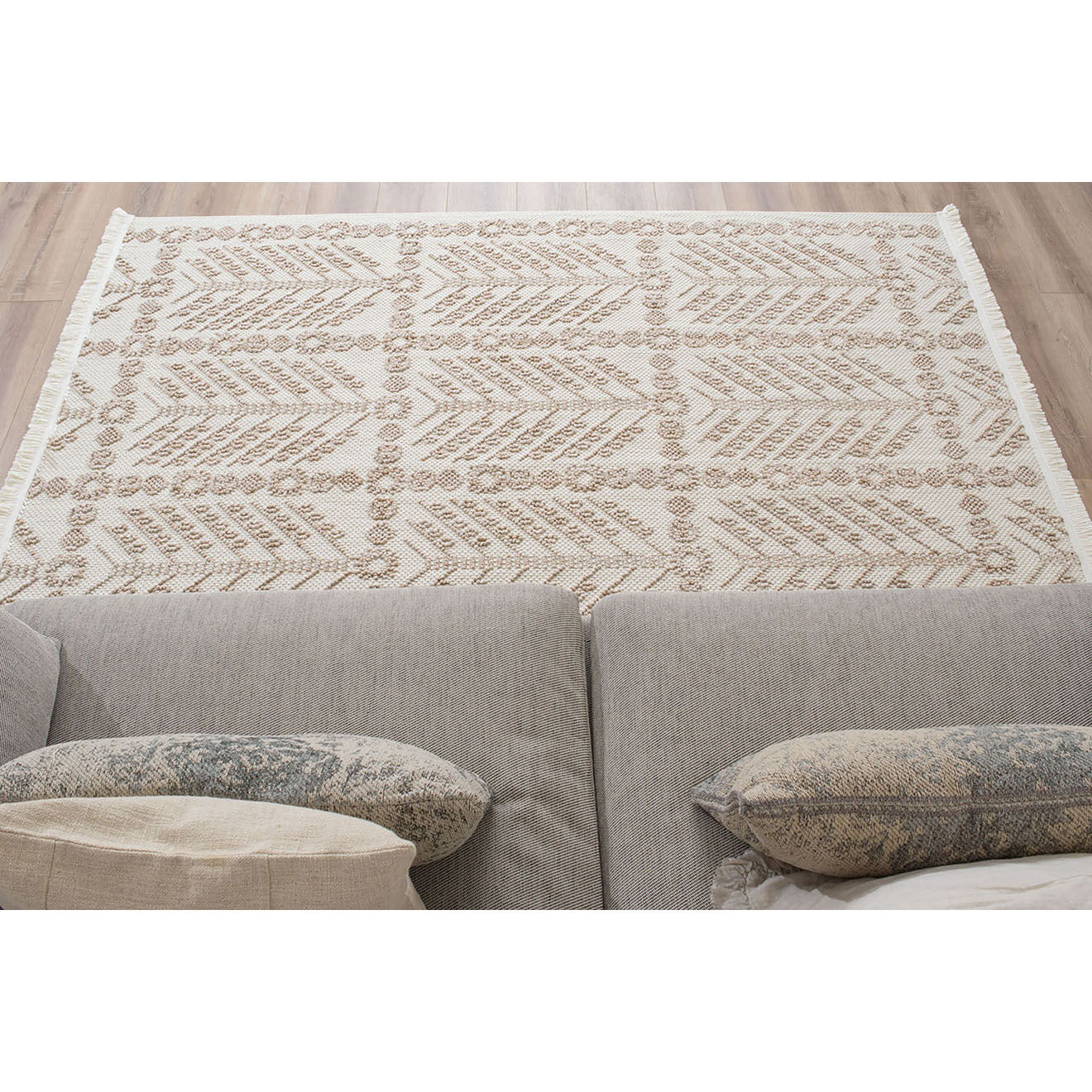 Nazar Rugs Tapis Bali 734 crème - 160x230 cm