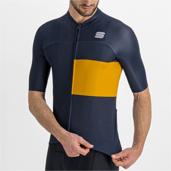 Maillot vélo SPORTFUL SNAP JERSEY GALAXY BLUE GOLDEN OAK