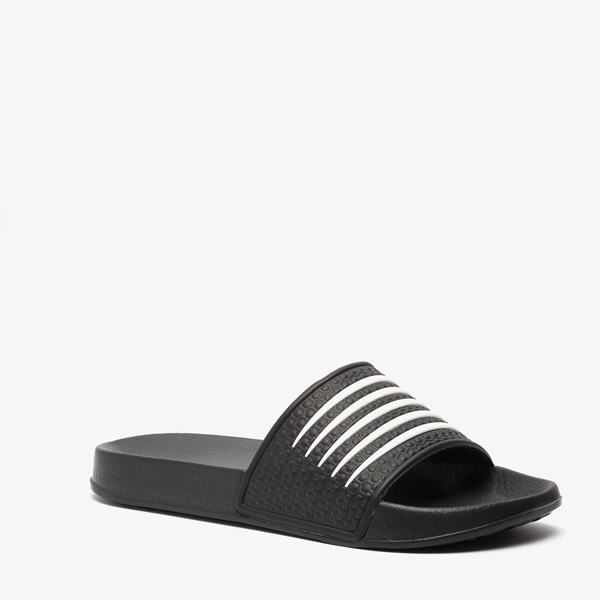 Dutchy dames badslippers zwart