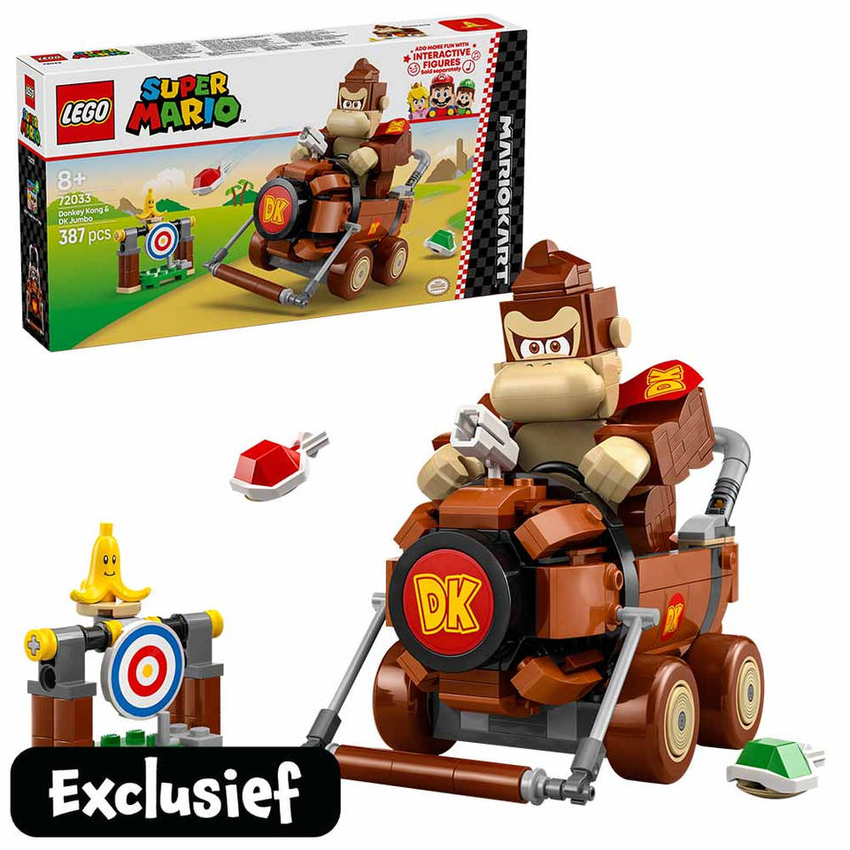 LEGO Super Mario Mario Kart: Donkey Kong en DK Jumbo 72033