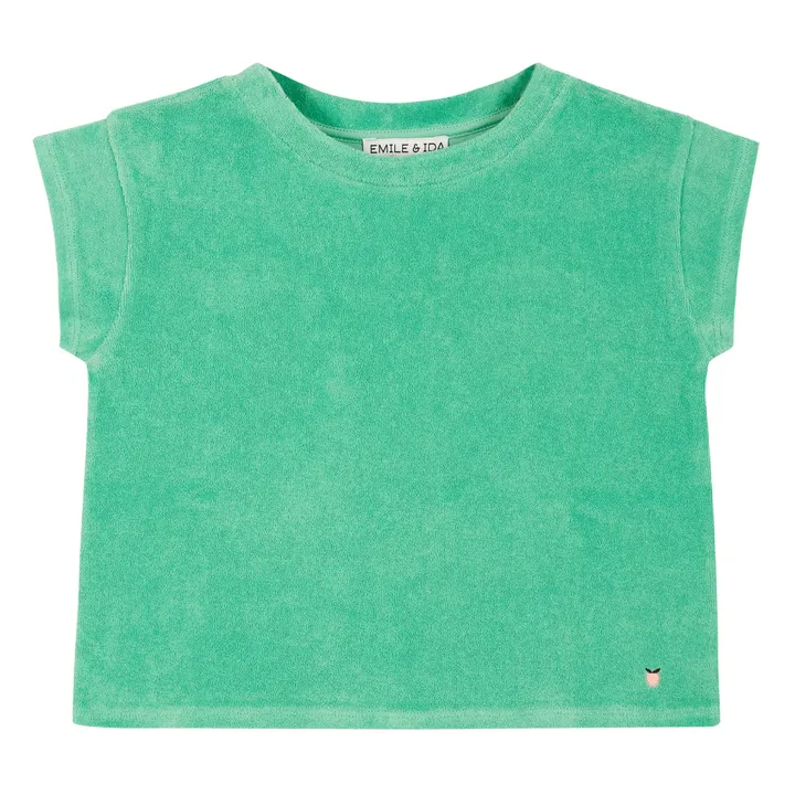 Emile et Ida T-Shirt Eponge | Vert