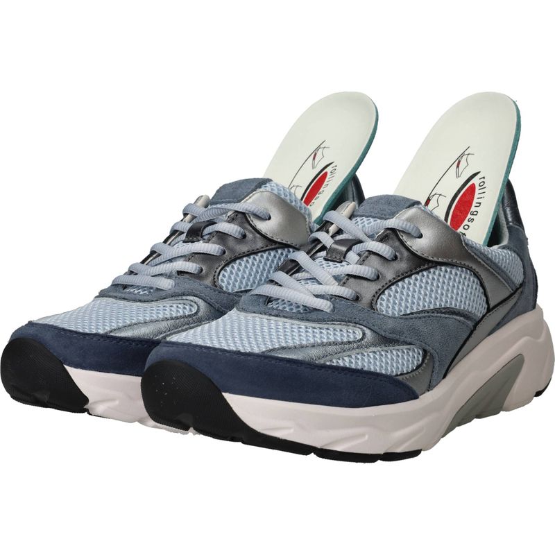 Gabor Rollingsoft Sneakers Blauw Dames