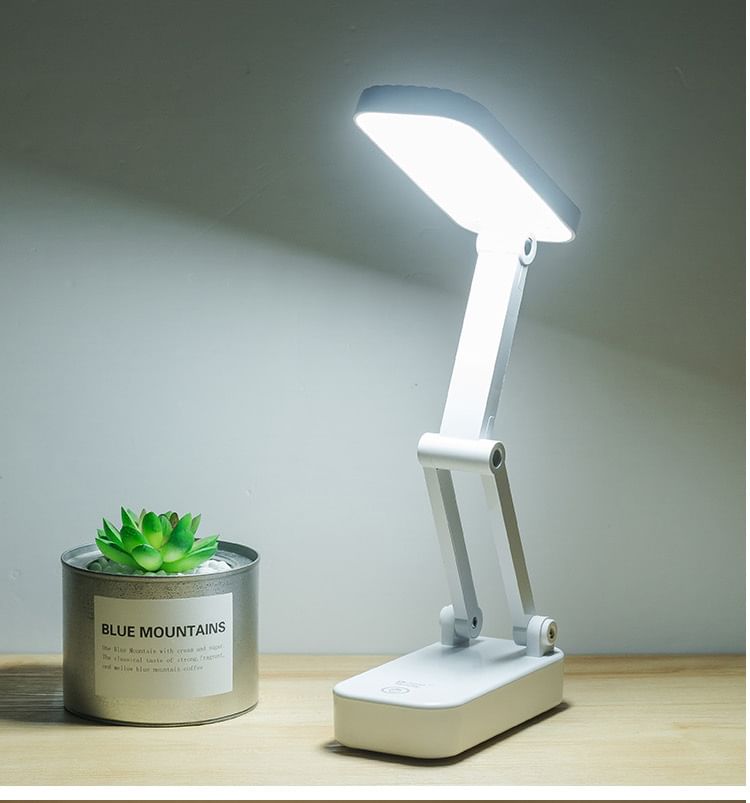 HOMTEC - USB oplaadbare opvouwbare bureauleeslamp