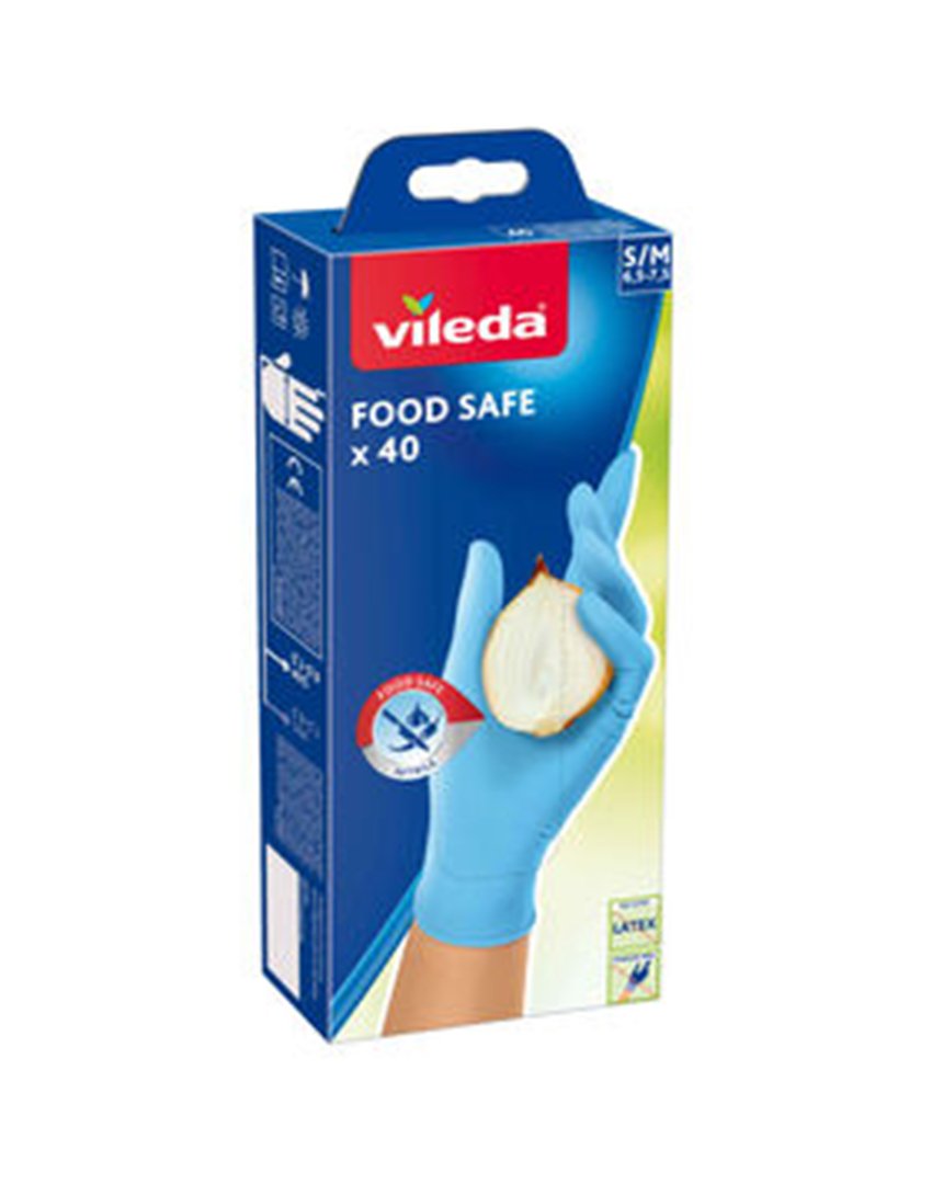 Disposable Nitrile Food Safe Gloves 40 Un P/M