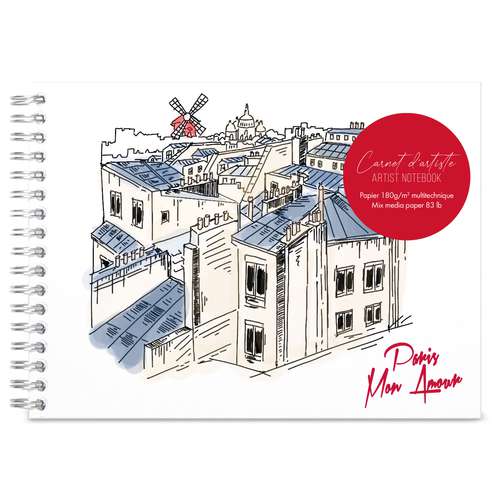 Clairefontaine Paris Mon Amour Notizbuch