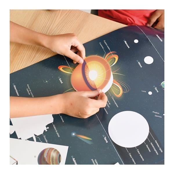POPPIK Sticker Lernposter Astronomie