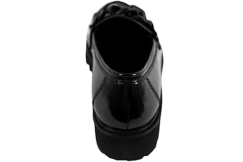 GABOR LOAFERS I SORT LAK SKIND MED BIDSEL
