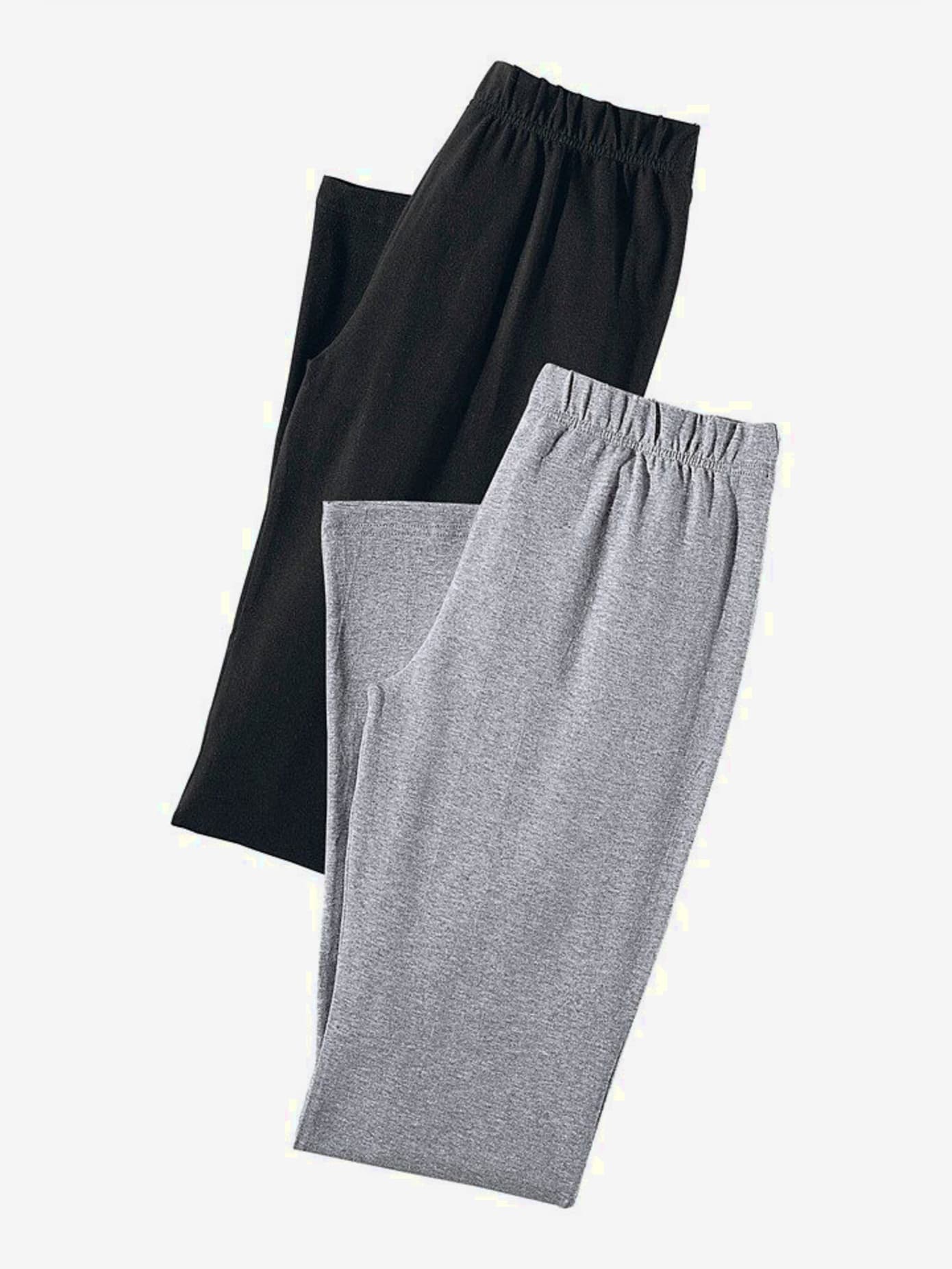 Corsaire lot de 2 pantalons basiques longueur 3/4