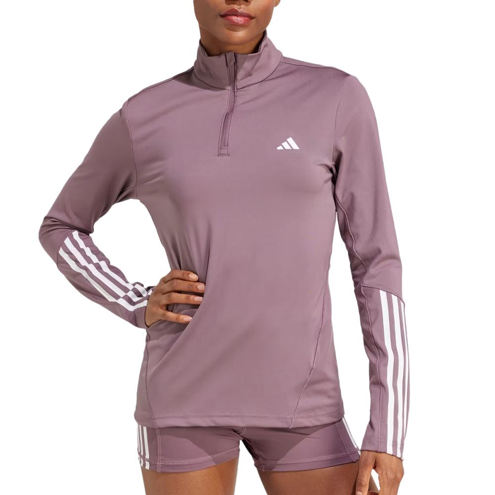 Adidas Haut d'entrainement Mauve Femme Adidas Hyglm