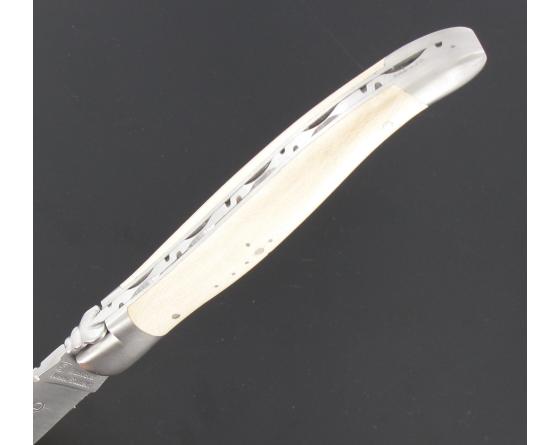 Laguiole 12 cm - Houx - 2 mitres Couteau de poche par Laguiole en Aubrac
