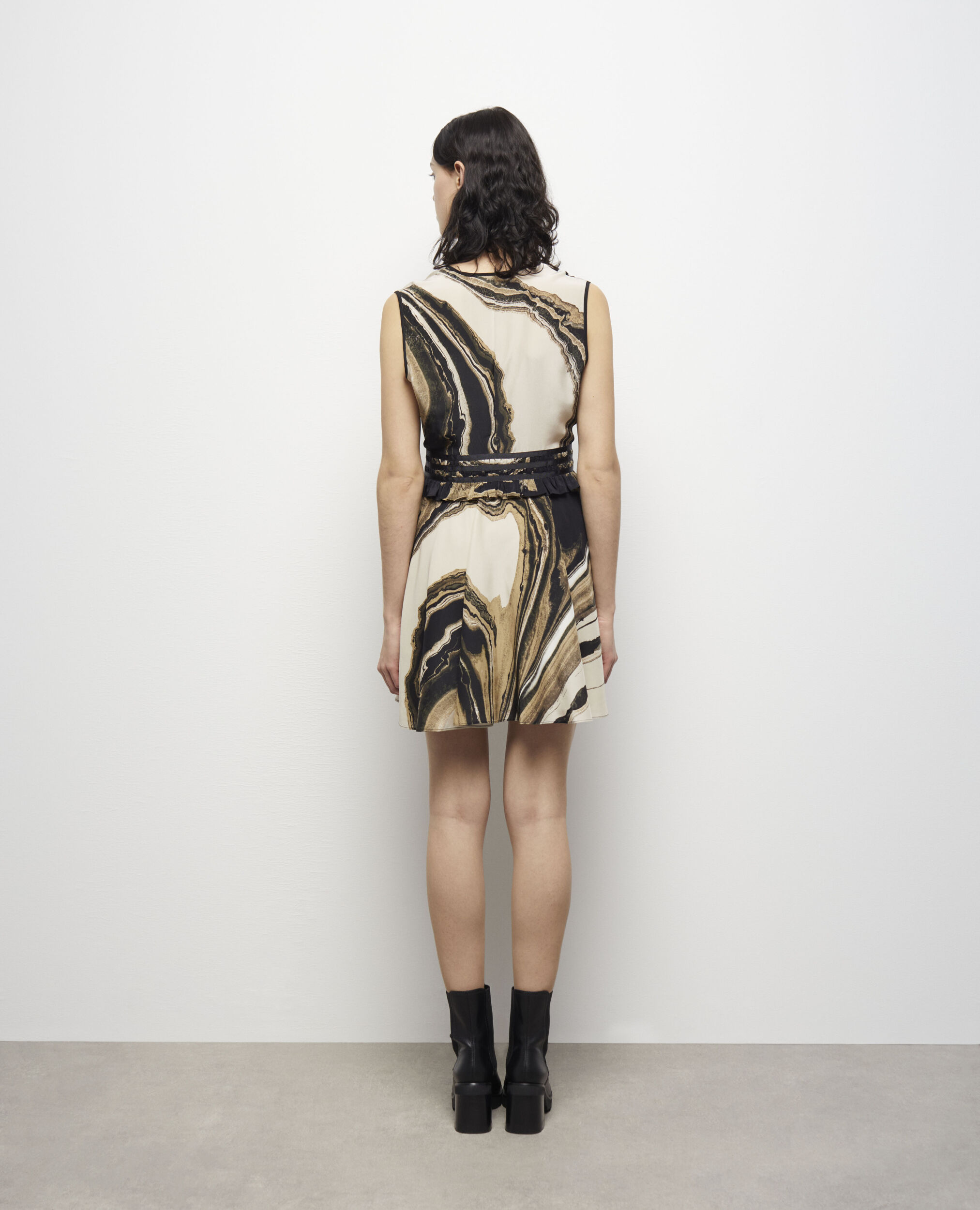 Robe courte imprimée