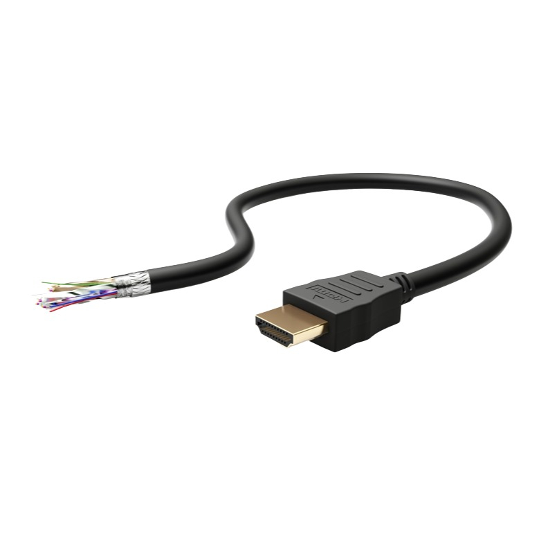 (1.5m) Ultra Highspeed 3D / 8K FullHD HDMI 2.1 Kabel mit Ethernet Audio/Video Verbindungskabel (41083) - Schwarz