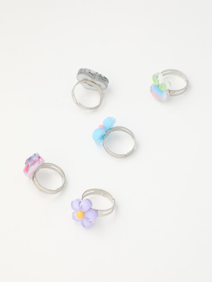 Conjunto de 6 anéis de fantasia - Vários modelos