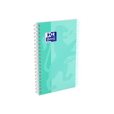 Oxford Touch - Répertoire à spirale 11 x 17 cm - 100 pages - petits carreaux (5x5 mm) - disponible dans différentes couleurs