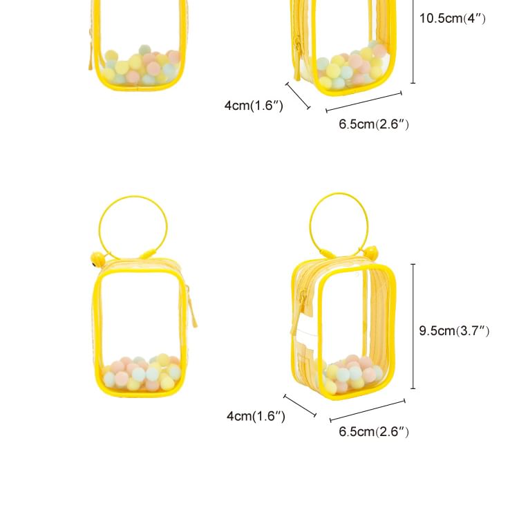 Epoch - Transparante figuur display tas sleutelhanger