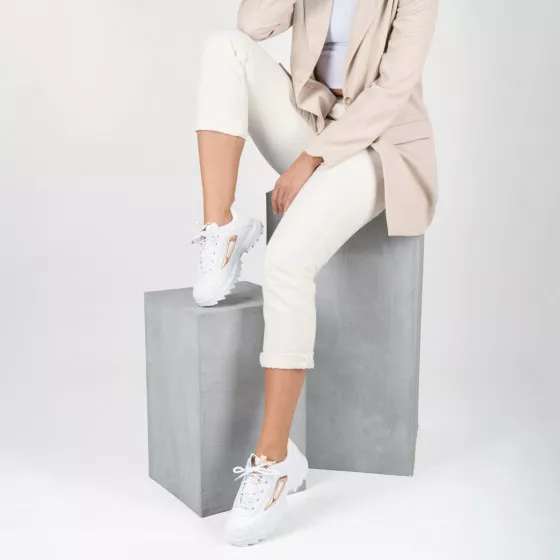 Baskets BLANC FILA Distorter