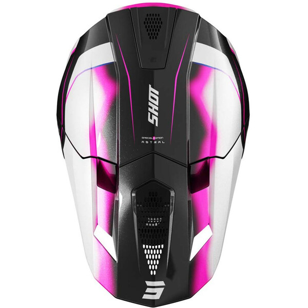 Shot - Casque Lite Astral Noir / Blanc / Rose / Brillant