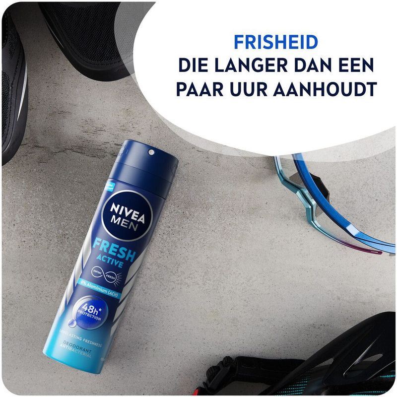 NIVEA - Men Deodorant Spray - Fresh Active - 150 ml