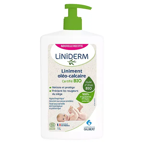 Gilbert Bébé Liniderm Linimento Oleo-Calcário Orgânico 1L