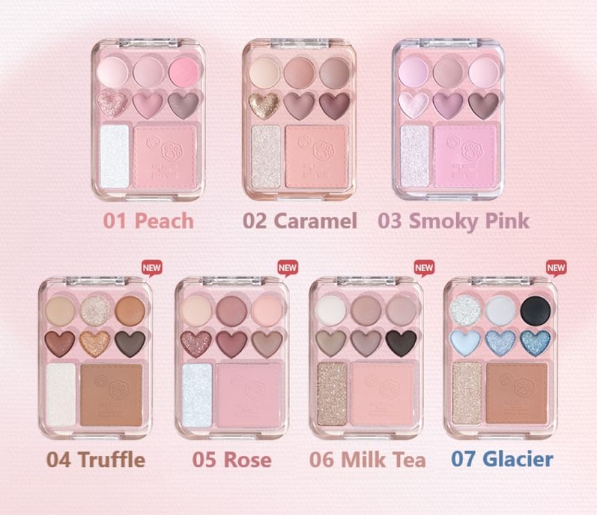 GOGO TALES - Heart Blush Palette - Perzik