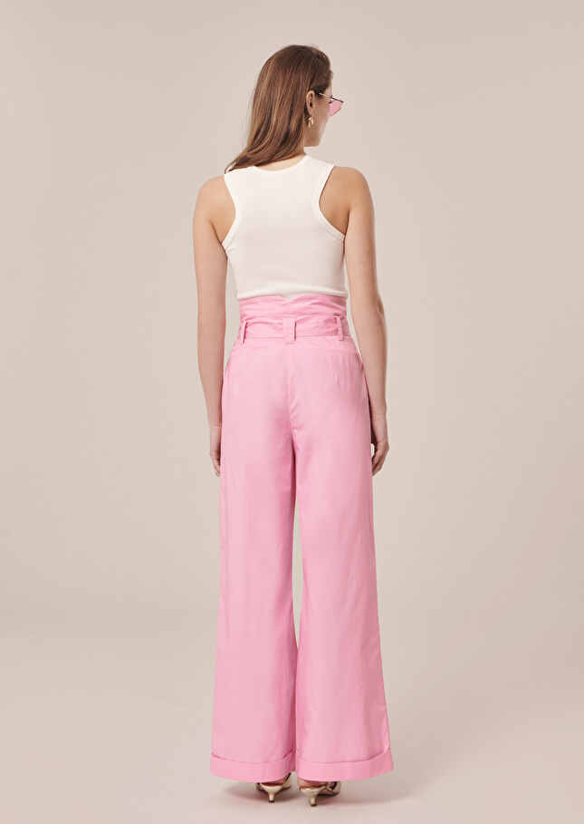 Pantalon Pylarose pale en popeline