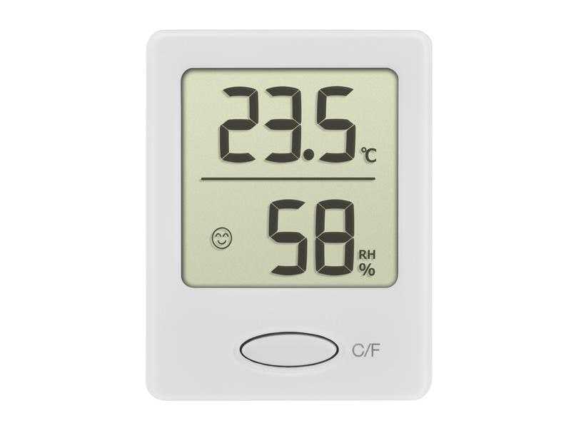 TFA Dostmann Thermo-/Hygrometer Digital Weiss Digitales Thermo-Hygrometer