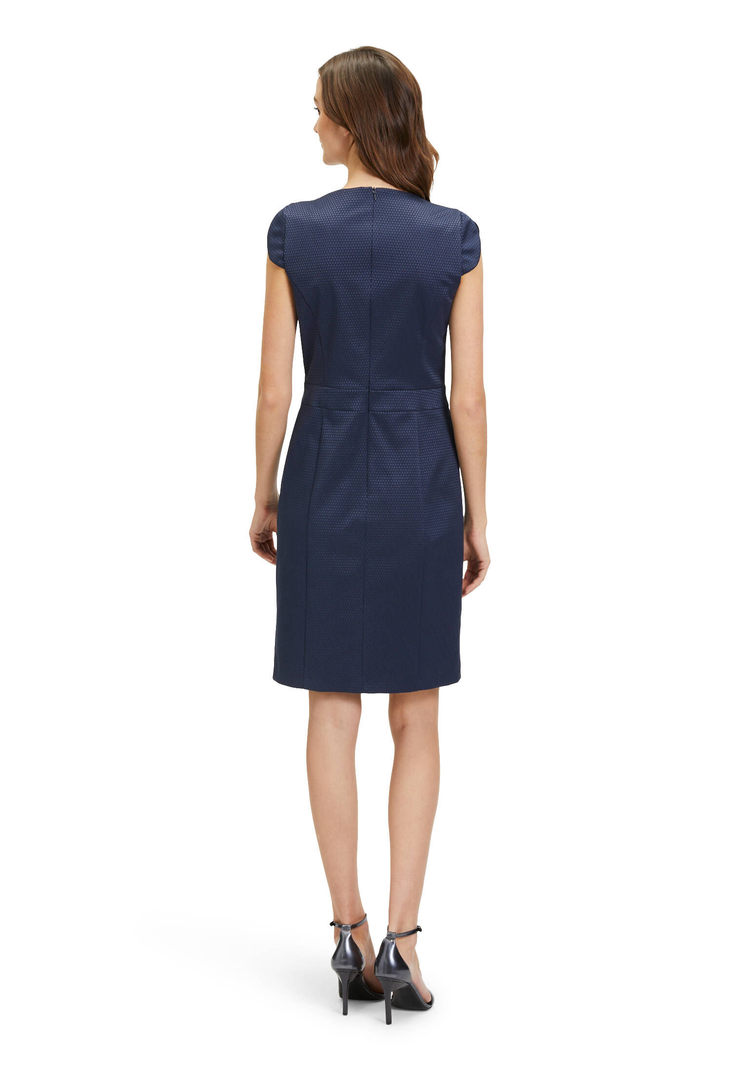 Betty & Co| Damen Etuikleid mit Jacquard
