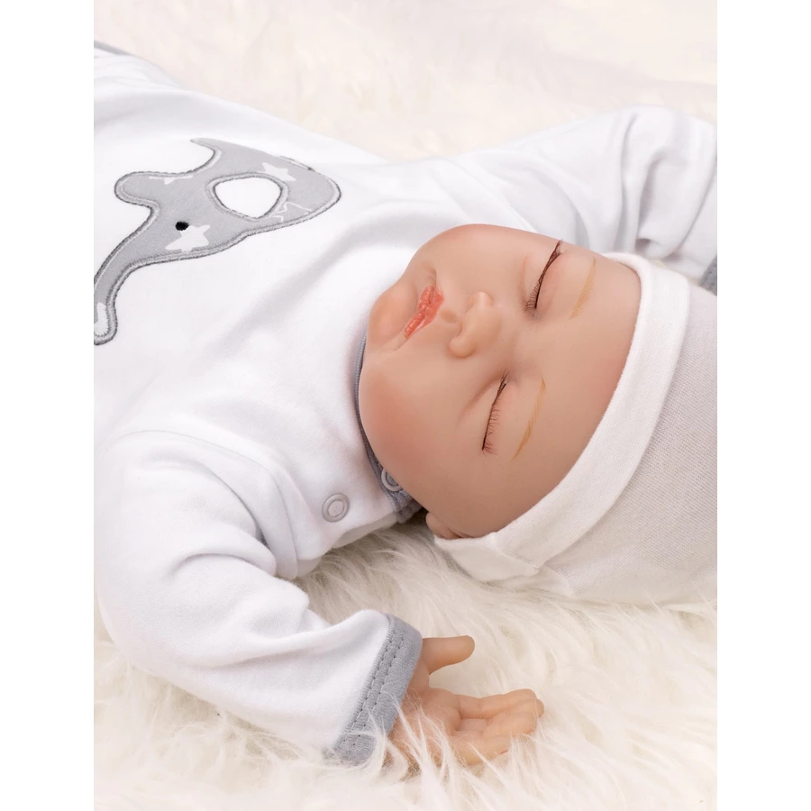 Baby Sweets 2tlg Set Shirt + Hose Little Elephant weiß grau