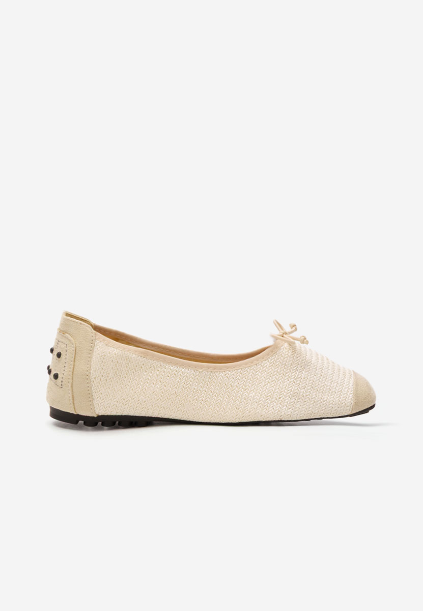 Ballerines femme crème Janeta