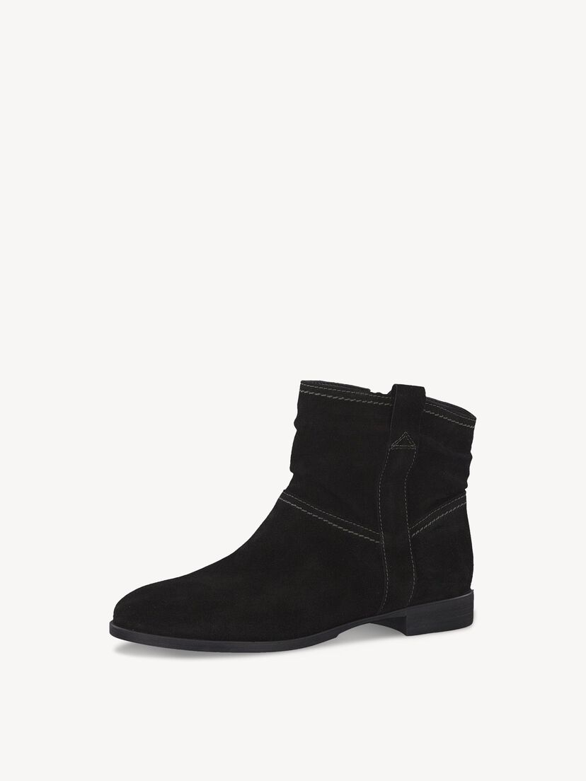 Leren Cowboylaarsjes - zwart